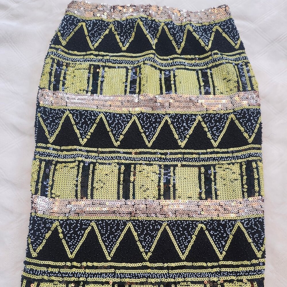 Endless rose sequin pencil skirt, size small